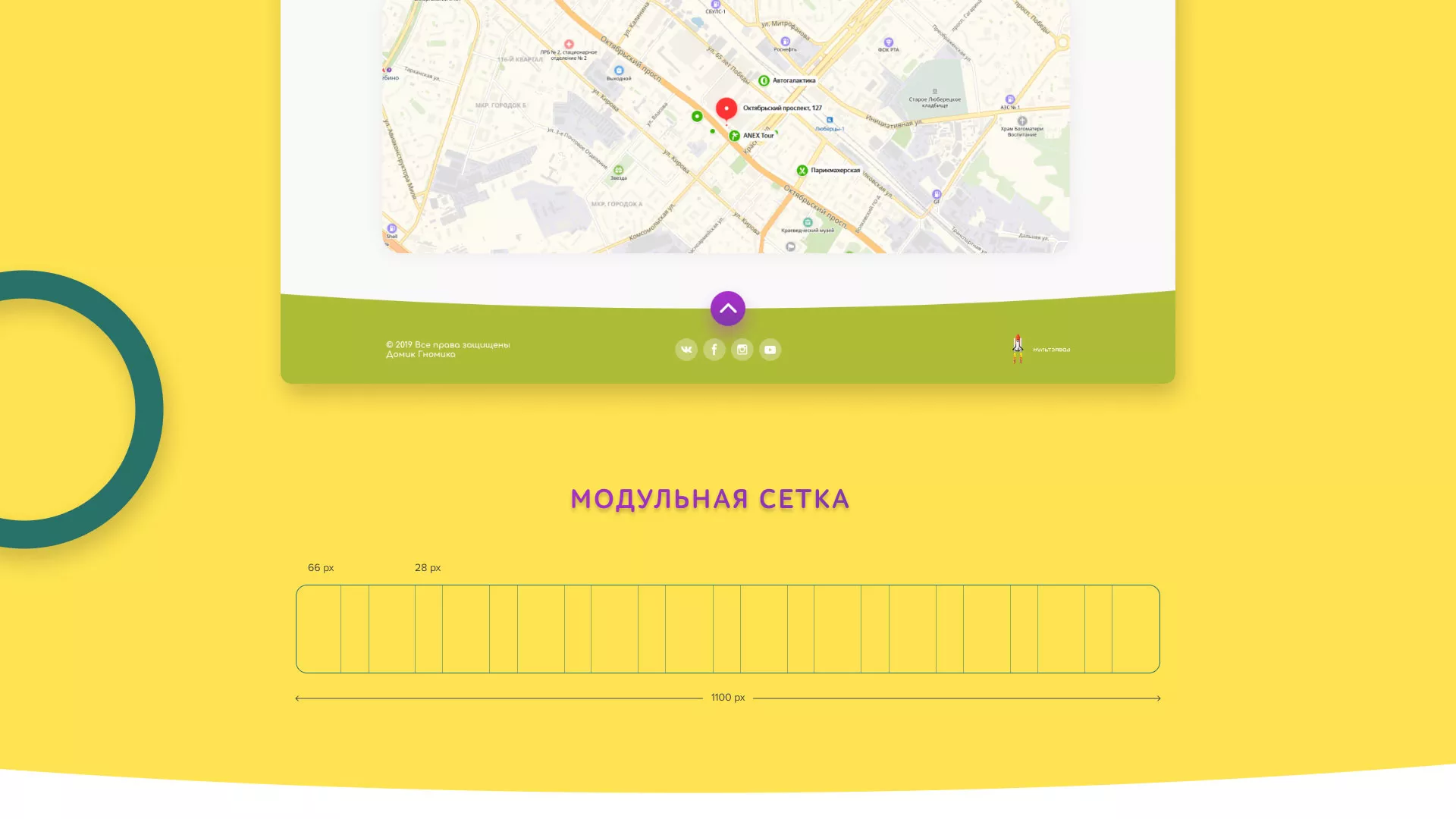 Разработка сайта детского активити-клуба «Домик гномика» в Петушках